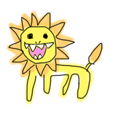 [LINEスタンプ] 草原のどうぶつ