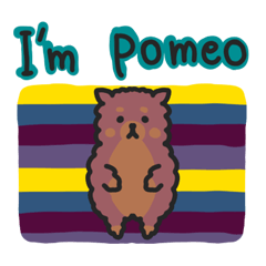 [LINEスタンプ] ポメラニアンのぽめお！！