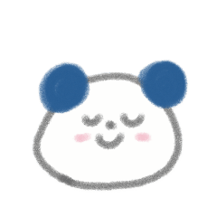 [LINEスタンプ] まめぱんだの顔