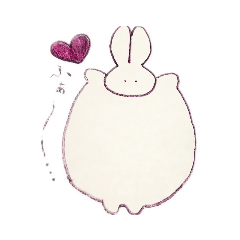[LINEスタンプ] うさうさまふふ