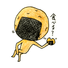 [LINEスタンプ] のり煎兵衛 さん  1 