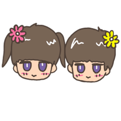 [LINEスタンプ] 可愛い双子ちゃんスタンプ第三弾