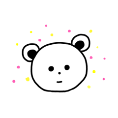 [LINEスタンプ] ホワイトくまちゃん 