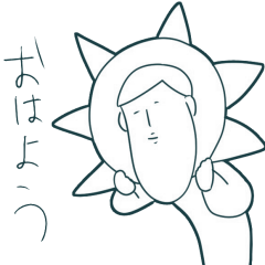 [LINEスタンプ] 悟り開いてる人 