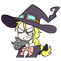 [LINEスタンプ] ちょっと危ない魔法使い