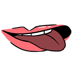 [LINEスタンプ] 私の口を見て 