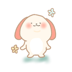 [LINEスタンプ] いぬほっぺ。 