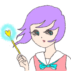 [LINEスタンプ] 魔法少女 魔美粉