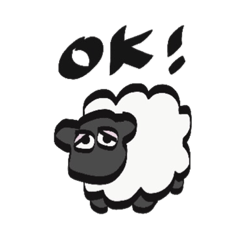 [LINEスタンプ] 赤ちゃんひつじのゆるスタンプ
