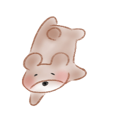 [LINEスタンプ] らくがきのくまさん