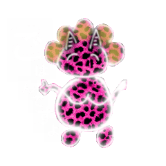 [LINEスタンプ] 豹柄の鬼たち