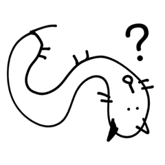 [LINEスタンプ] にゃ？