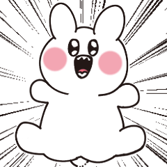 しっかり歯の生えたうさぎ