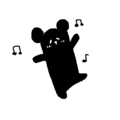 [LINEスタンプ] ブラックベア