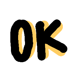 [LINEスタンプ] 大きい文字  スタンプ