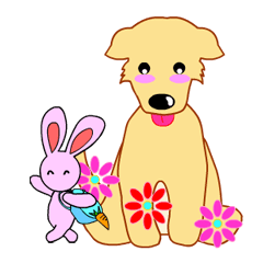 [LINEスタンプ] 雑種犬コロの気持ち 