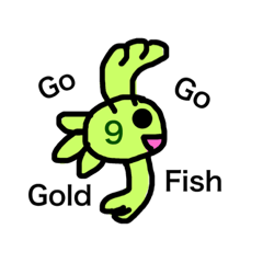 [LINEスタンプ] 金魚ちゃん 9（Go Go Gold Fish！シリーズ）