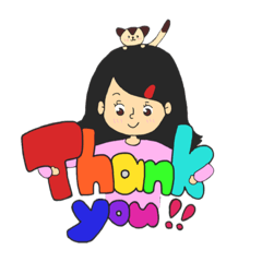 [LINEスタンプ] わたしとフクロモモンガ 