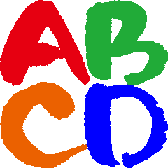 [LINEスタンプ] カラフル筆文字ABCの画像（メイン）