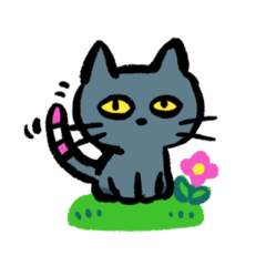 [LINEスタンプ] ぐれーねこ