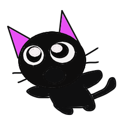 [LINEスタンプ] 黒猫のナイトⅡ