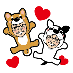 [LINEスタンプ] あわ犬