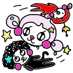 [LINEスタンプ] パワフルおさるさん もんてちゃん 2