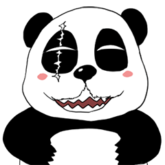 [LINEスタンプ] いじわるパンダ君 