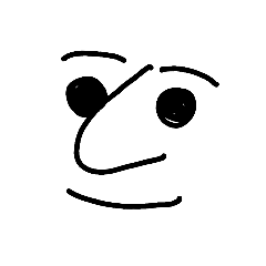 [LINEスタンプ] かお 8点 
