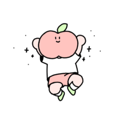 [LINEスタンプ] 元気なももくん