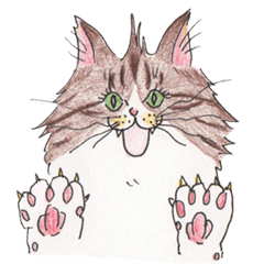 [LINEスタンプ] 素敵な猫たち！にゃうにゃう！