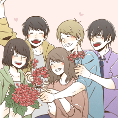 [LINEスタンプ] いつものメンツたち fetchpriority=high