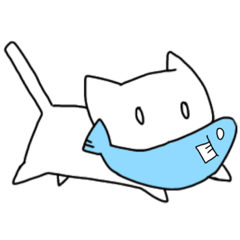 おさかなくわえた○○ねこ