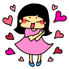 [LINEスタンプ] おませな女の子