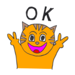 [LINEスタンプ] 親しいネコ達 