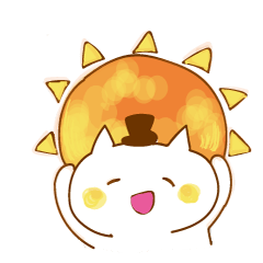 [LINEスタンプ] 帽子にゃんこ