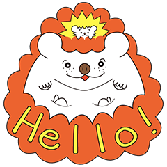 [LINEスタンプ] ハリネズミのふとんとまくら 