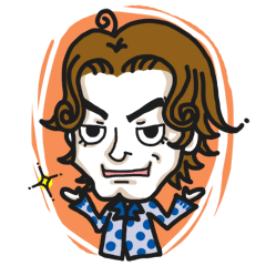 [LINEスタンプ] クセ毛のブライアン 