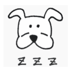 [LINEスタンプ] まゆまゆ犬 