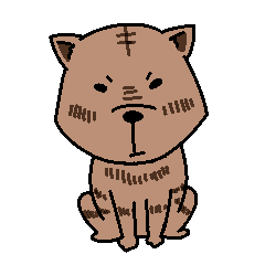 [LINEスタンプ] トラ模様の北海道犬スタンプ