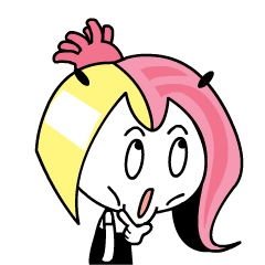 [LINEスタンプ] アネモネ 女性