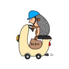 [LINEスタンプ] ハリネズミ まさおさん 
