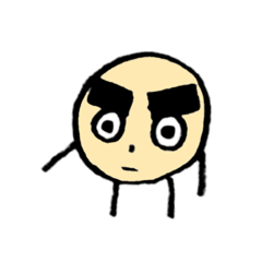 [LINEスタンプ] ゲジ豆 Vol.1-無し