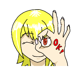 [LINEスタンプ] 金沢さんが返事する