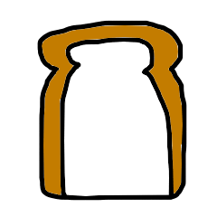 [LINEスタンプ] 可愛い食パンスタンプ