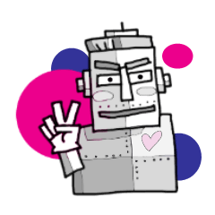 [LINEスタンプ] ブリキおじさん