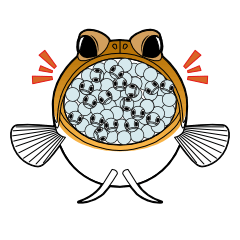 [LINEスタンプ] 愉快なジョーフィッシュ！