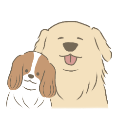 [LINEスタンプ] ひかるとリッキー 
