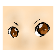 [LINEスタンプ] 目は口ほどに物を言う？ 