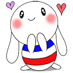 [LINEスタンプ] ワビラビちゃん